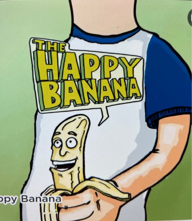 The happy banana