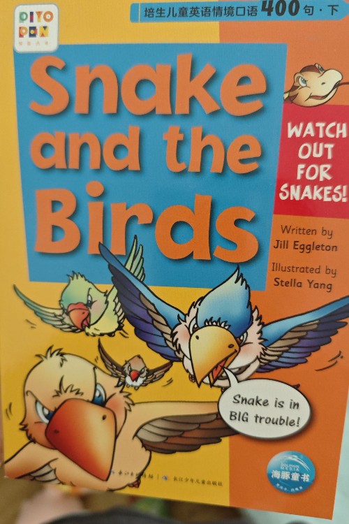 snake and the birds