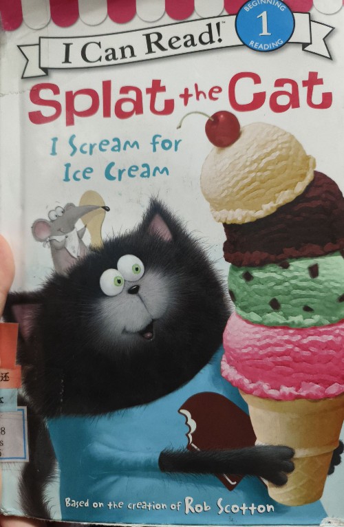 splat the cat, I scream for ice cream