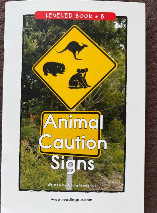 Animal Caution Signs