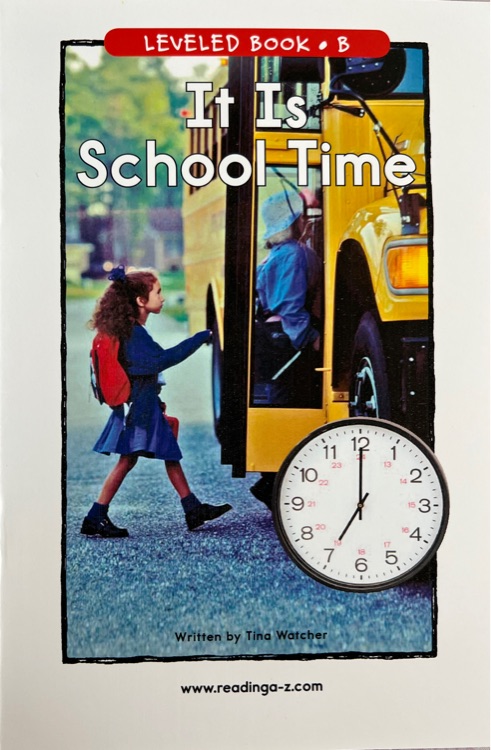 It Is School Time