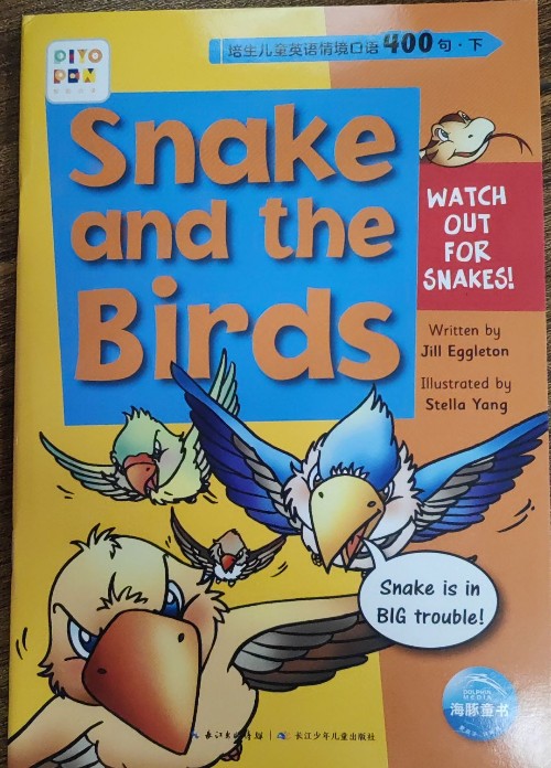 snake and the birds