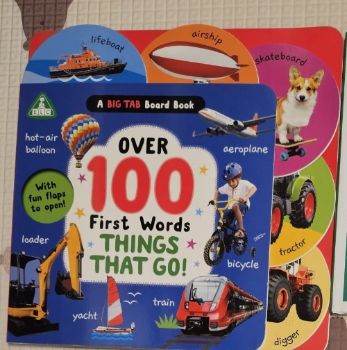 over 100 first words: things that go