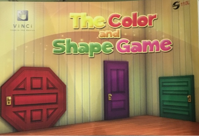 the color and   shape game