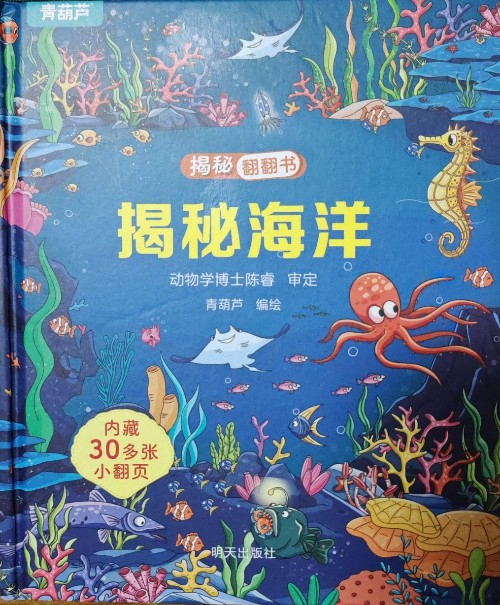 揭秘翻翻書:揭秘海洋