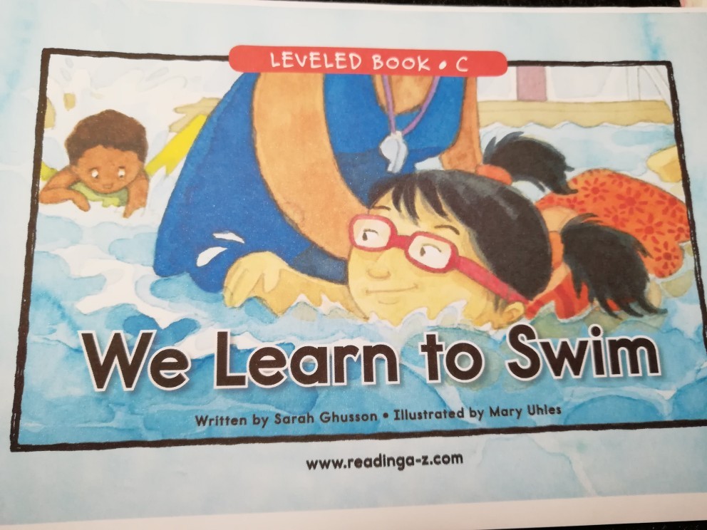 We learn to swim