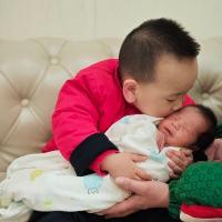 开心和墩墩妈妈