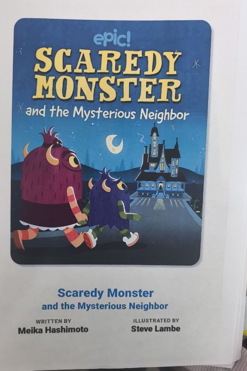scaredy monster and the mysterious neighbor