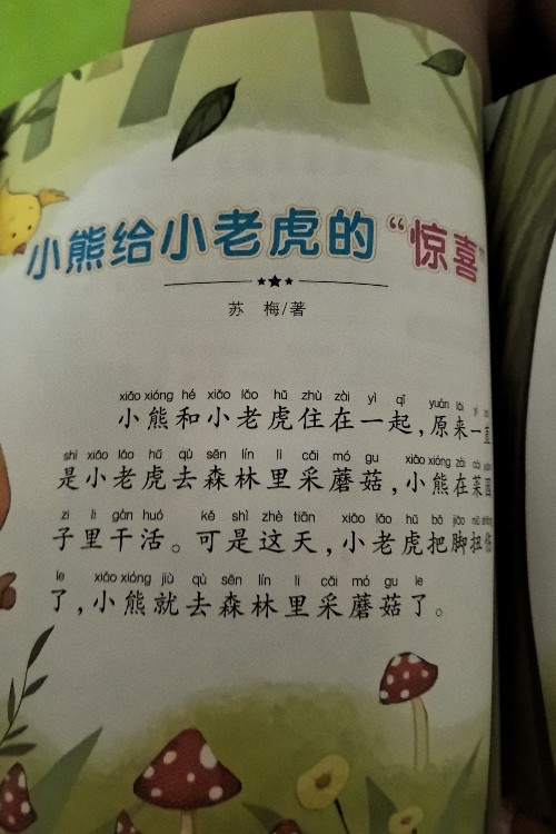 小熊給小老虎的驚喜