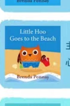 little hoo on the beach