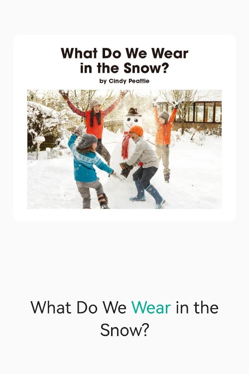 what do we wear in the snow