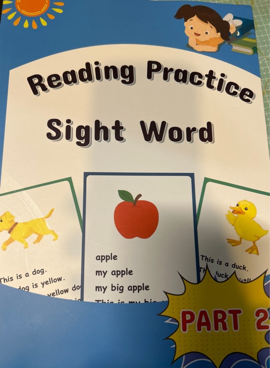 reading practice sight word part 2