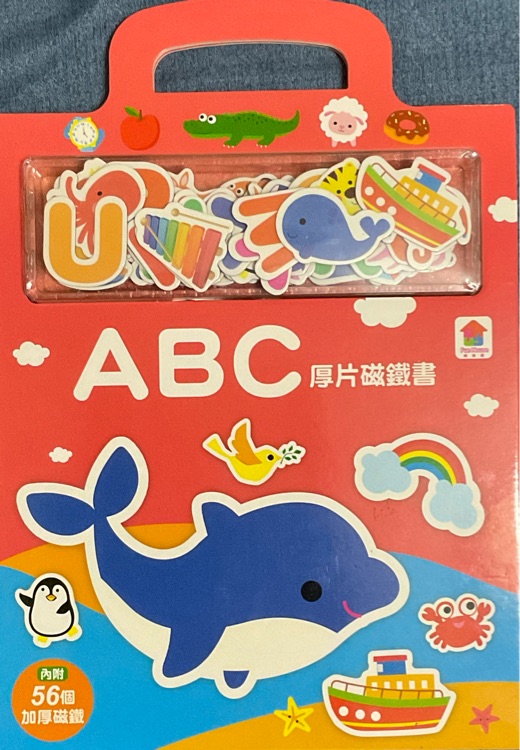 ABC厚片磁鐵書