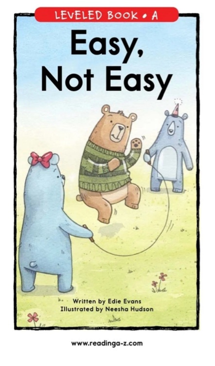 101 Easy, Not Easy (RAZ A)