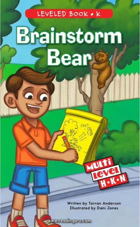 Brainstorm Bear (RAZ N)
