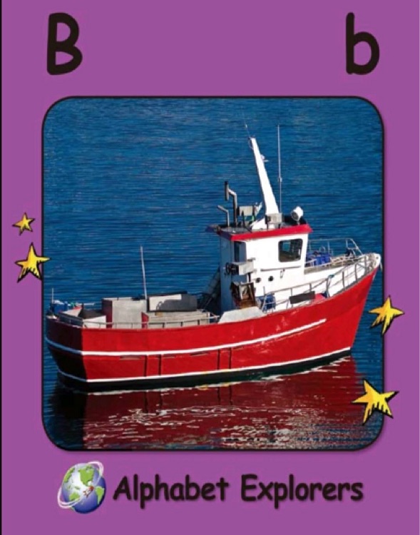 Red Rocket Readers Alphabet Explorers Bb