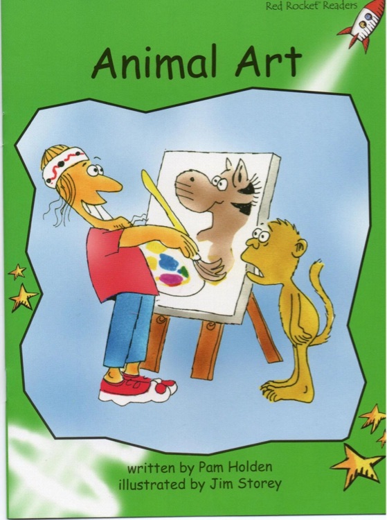 Animal Art: Early (Red Rocket Readers)