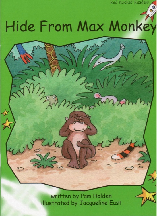 Hide from Max Monkey: Early (Red Rocket Readers)