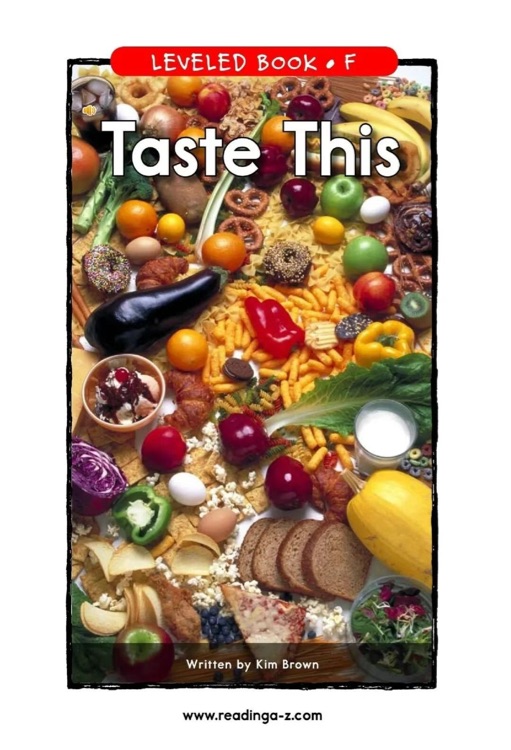 15 Taste This (RAZ F)