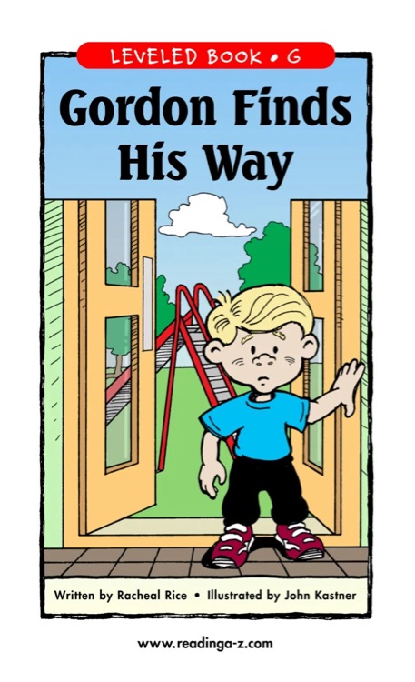 11 Gordon Finds His Way (RAZ G)