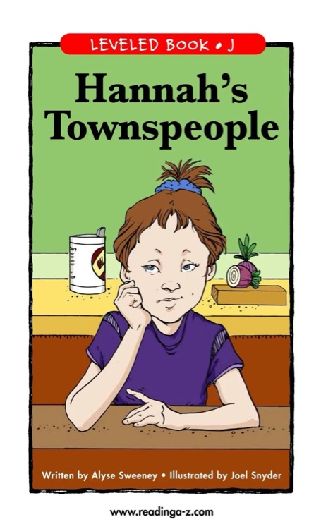 Hannah's Townspeople (RAZ J)