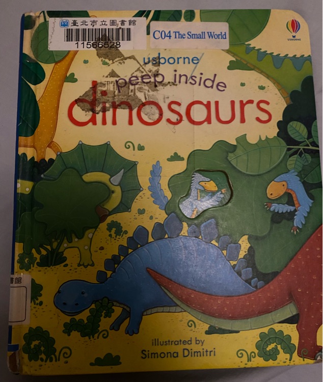 Usborne peep inside dinosaurs