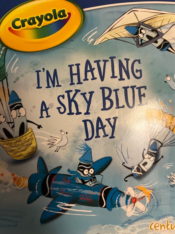 I'm having a sky blue day