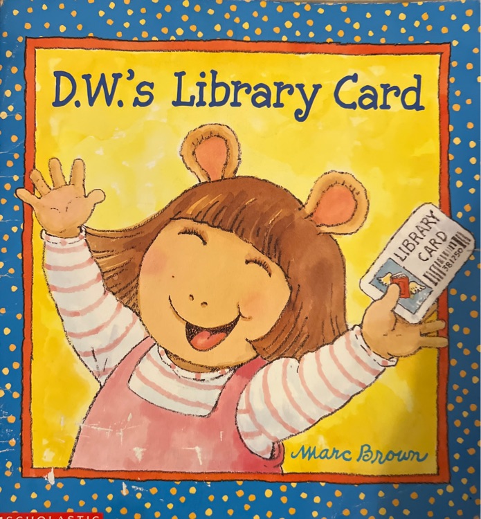 D.W.'s  library card