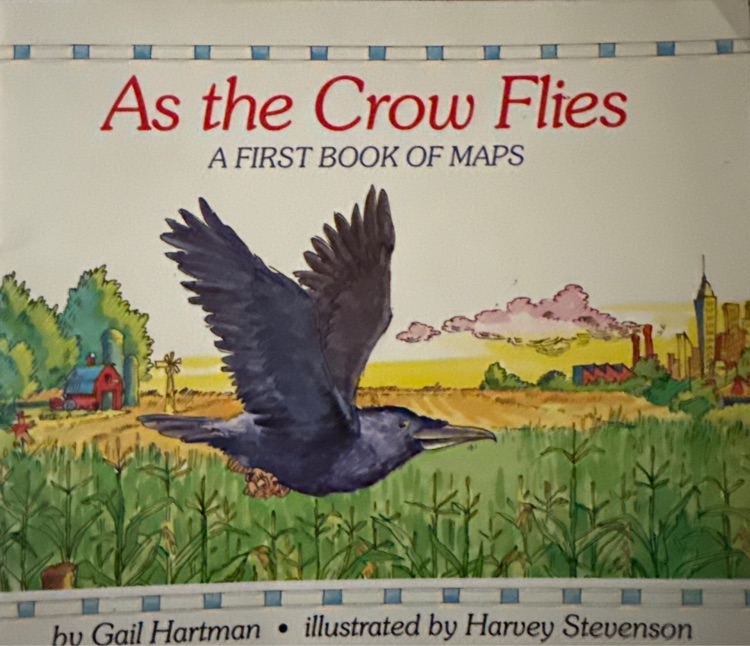 As the crow flies