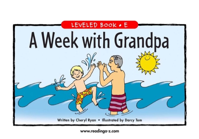 71 A Week With Grandpa (RAZ E)