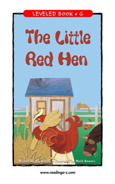 37 The Little Red Hen (RAZ G)