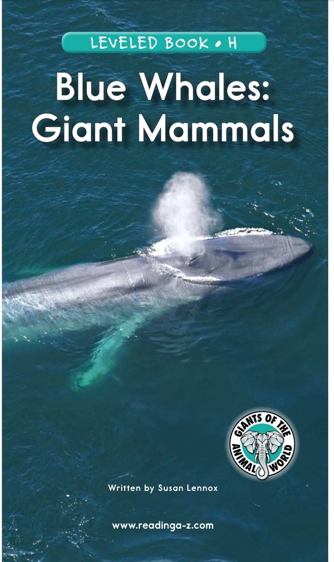 10 Blue Whales: Giant Mammals (RAZ H)