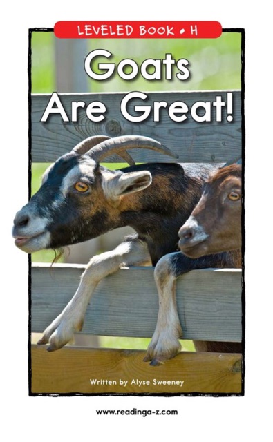 25 Goats Are Great! (RAZ H)