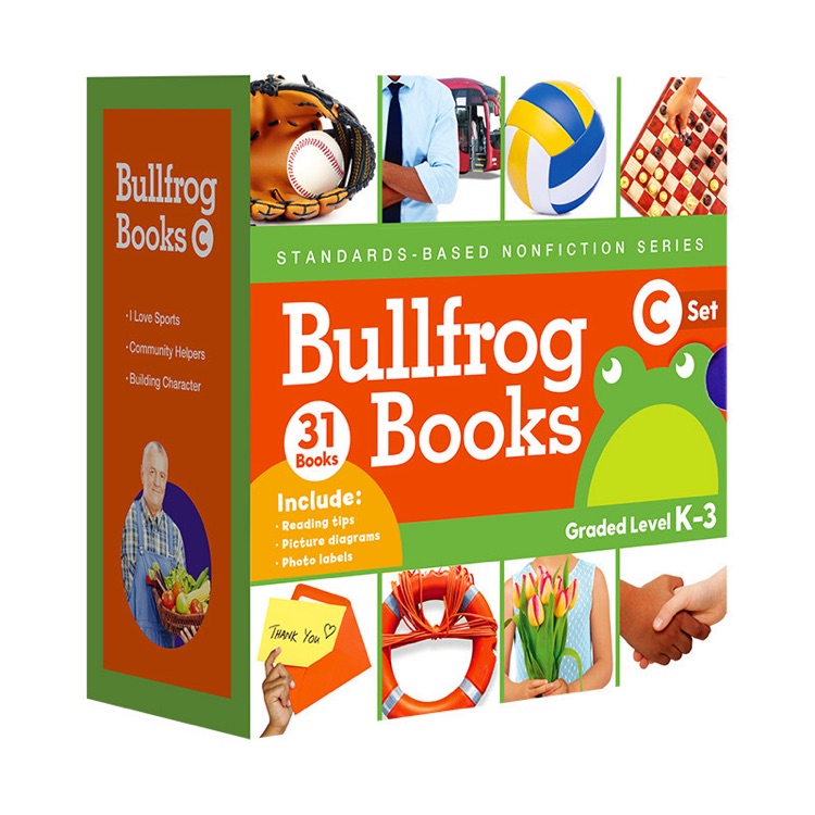 美國(guó)jump百科分級(jí)牛蛙Bullfrog Books C(31本)