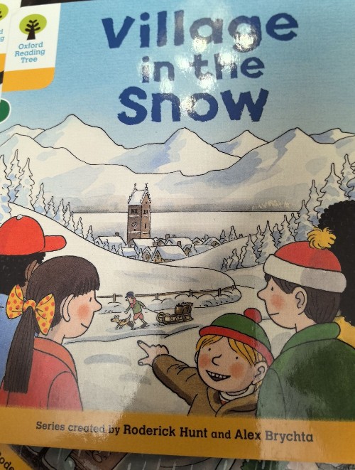 village in the snow