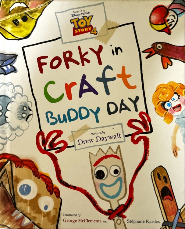 Forky in craft buddy day