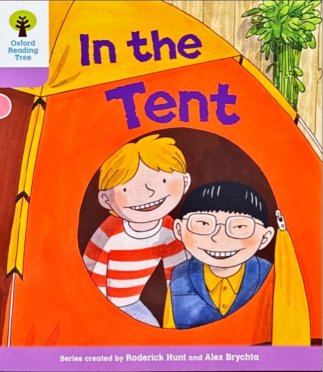 in the tent