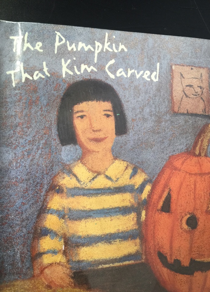 the pumpkin that Kim carved