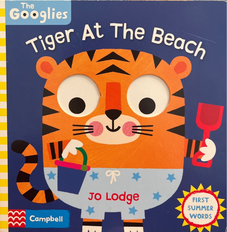 Tiger at the beach