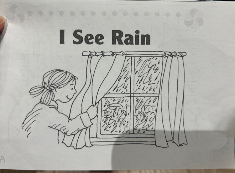 I see rain