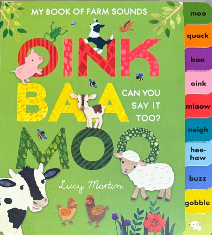 oink baa moo