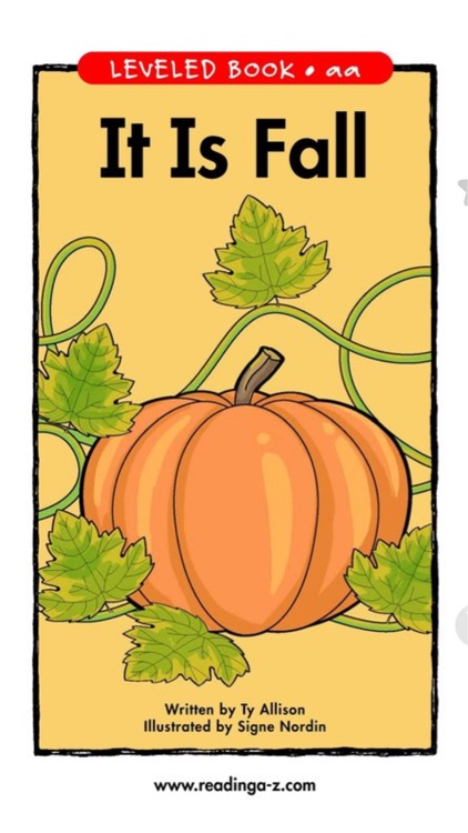 11 It Is Fall (RAZ aa)