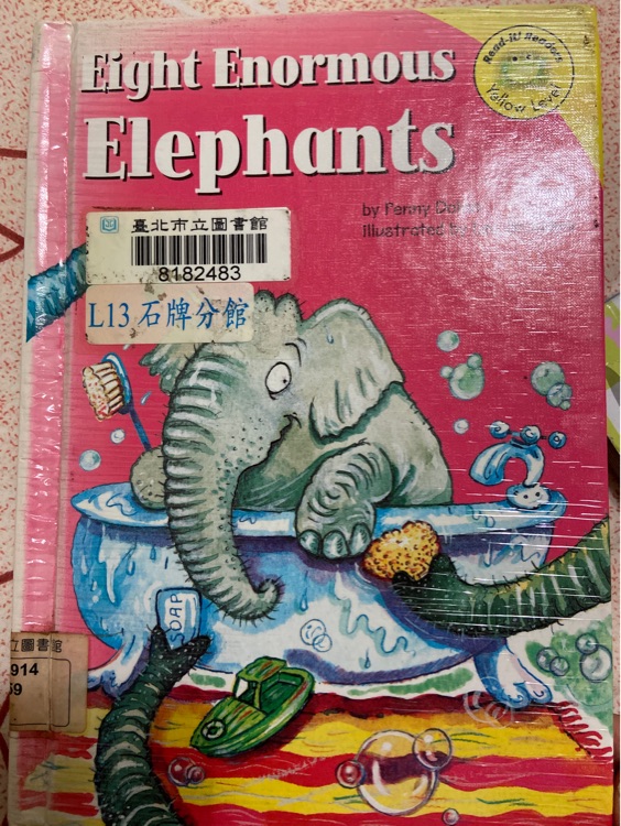 Eight enormous elephant