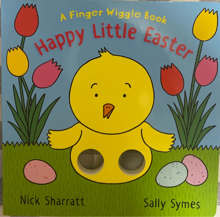 a finger wiggle book: happy little easter