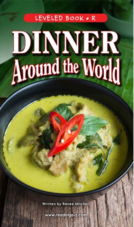 Dinner Around the World(Raz R)