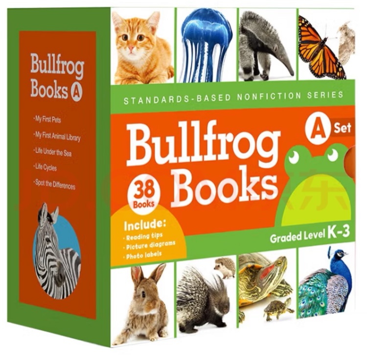 美國jump百科分級牛蛙Bullfrog Books A(38本)
