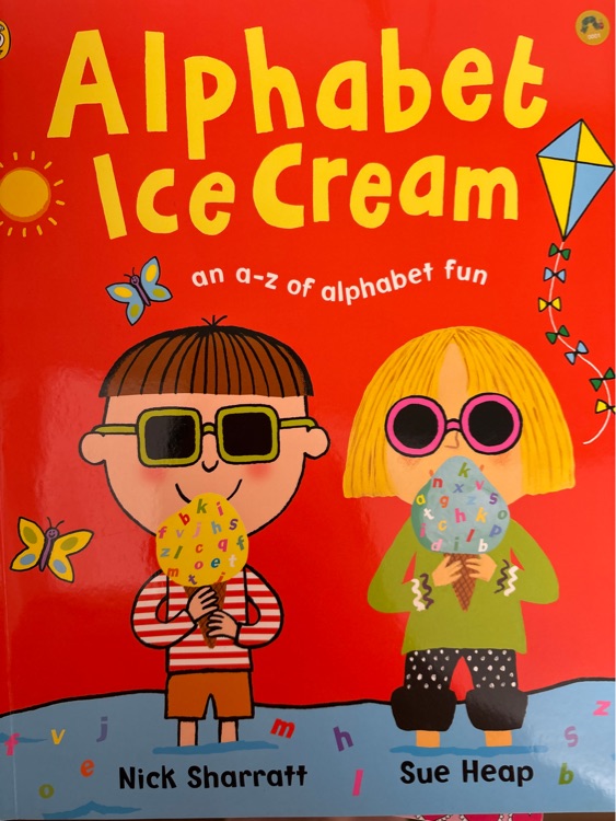 Alphabet ice cream