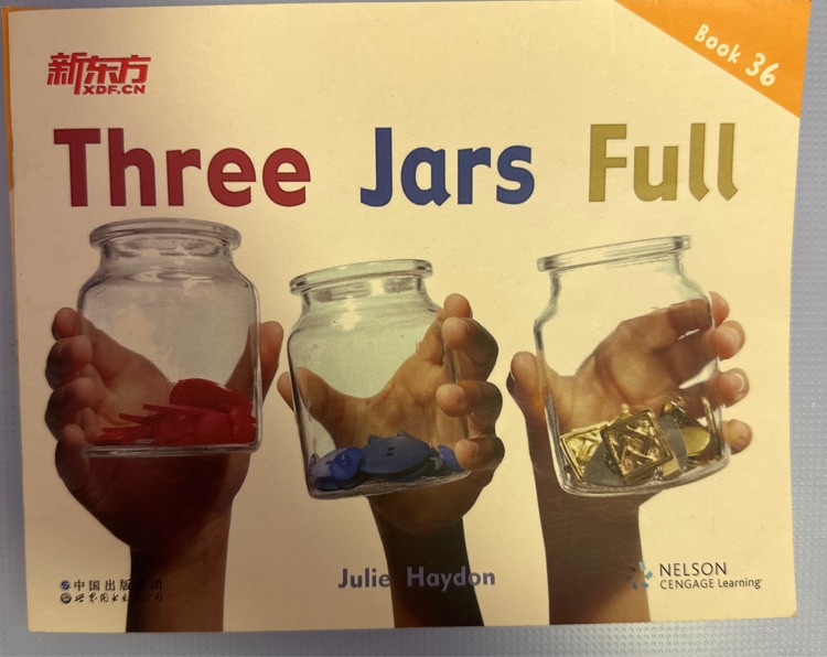 Three jars full of