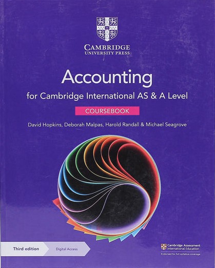 Cambridge International AS & A Level Accounting Coursebook with Digital Access (2 Years)