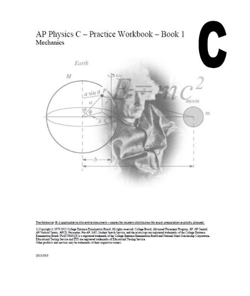 AP Physics C Practice Workbook Book1 Mechanics